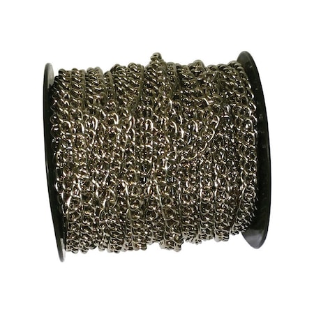 Baron Baron 82 ft. Twist Link Steel Chain 0.06 in. D X 82 ft. L 7209